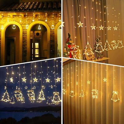 Beauenty Christmas Curtain Fairy Lights – Magical Holiday Lighting