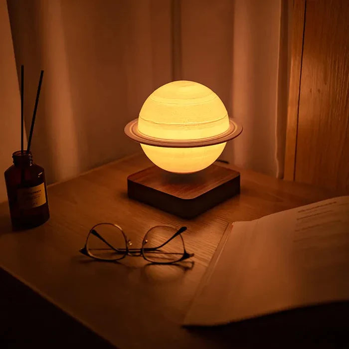 LED Levitating Saturn Floating Lamp, Decorative table lamps