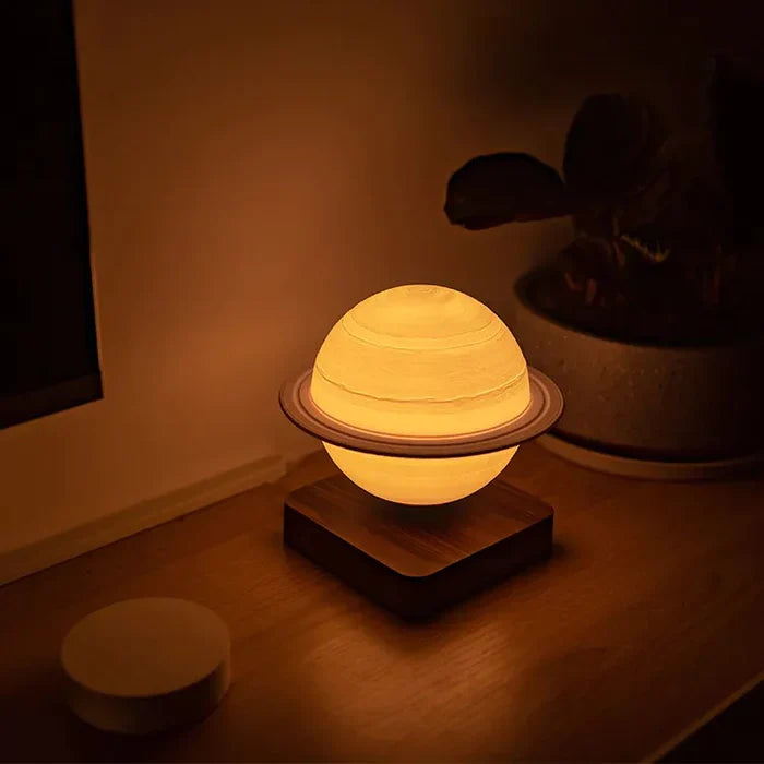 LED Levitating Saturn Floating Lamp, Decorative table lamps