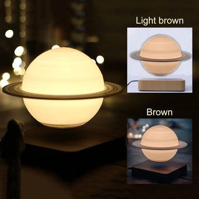 LED Levitating Saturn Floating Lamp, Decorative table lamps