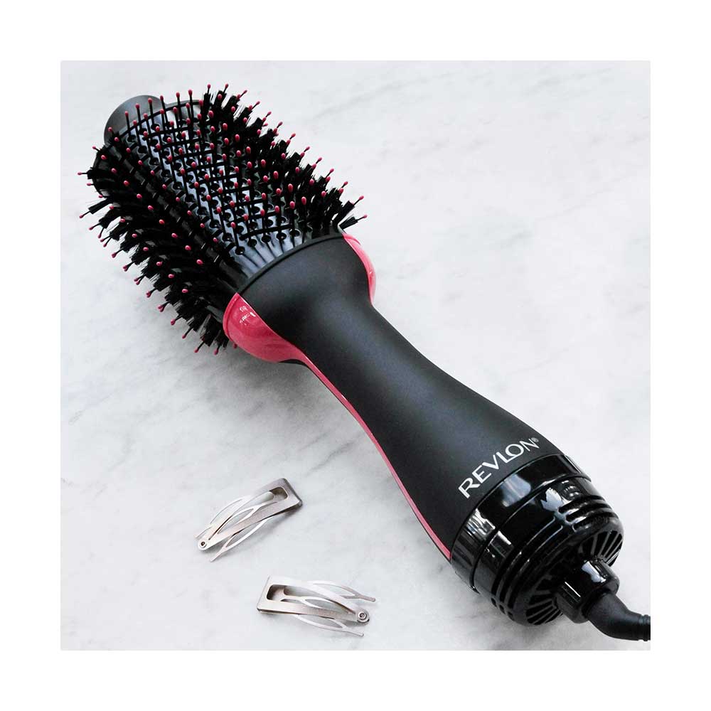 One Step Hair Dryer and Volumizer Round Hot Air Brush