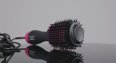 One Step Hair Dryer and Volumizer Round Hot Air Brush