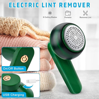 Best Pet Hair & Clothes Fuzz Remover - Portable Electric Lint shaver