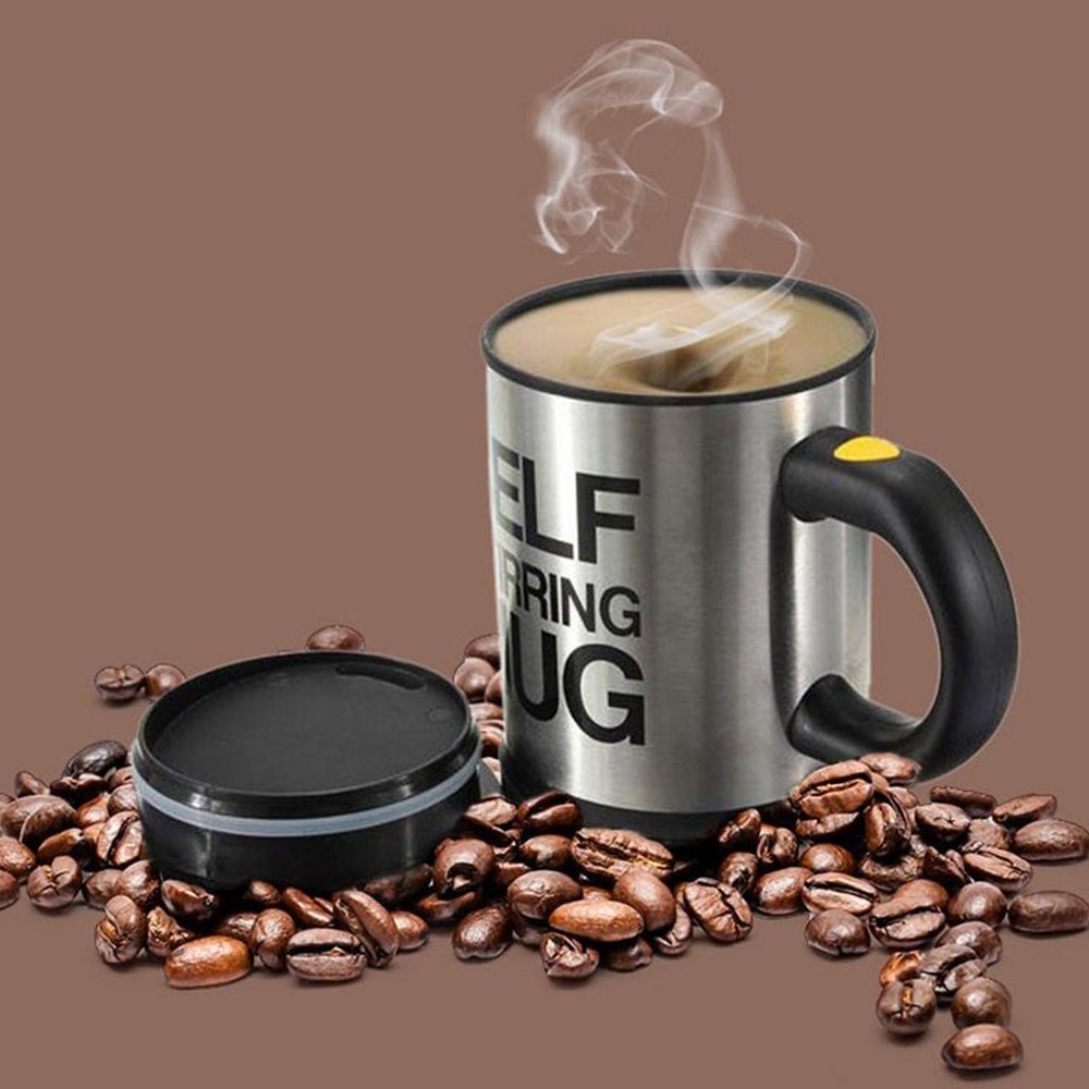 Stainless Self Stirring Coffee Tea Mug